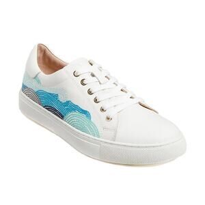 Jack Rogers Rory Embroidered Wave Women's Sneaker Size 8.5M